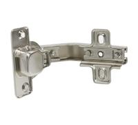 Folding Hinge Set 4pcs 135 Degree for Kitchen Cabinet and Wardrobe Doors, Zinc Plated Cold Rolled Steel