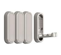 Folding Hooks-Wall Hooks Foldable Storage Rack,Space Saving Organizer 4X | Modern Upstream Wall Mounted Door for Coats, Towels, Bags, Hats, Keys, Solution of