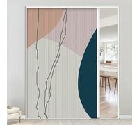 Folding Invisible Interior Closet Door, Heavy Duty Aluminum Alloy Frame Sliding Bi-fold, Modern Pleated Room Divider for Shower Kitchen Media Rec Doorway