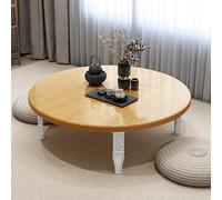 Folding Japanese Floor Table, Portable Coffee Table, Vintage Small Tea Table for Living Room, Dining Room, Tatami - Perfect for Tea Time or Meals