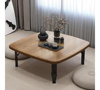 Folding Japanese Floor Table, Portable Coffee Table, Vintage Small Tea Table for Living Room, Dining Room, Tatami - Perfect for Tea Time or Meals