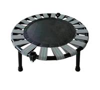 Folding Jump Trampoline - Silent Fitness Rebounder, Mini Exercise Bed | 165 lb Capacity, Durable Indoor Jumping Bed, Foldable Training with Bed for Adults