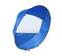 Folding Kayak Sail Kit - 42in Wind-Powered Marine Attachment, Compact Navigation Assist Tool, Packable Paddle Add-On | Easy Deploy System For Touring Boats, Canoe Trips, Blow Wind Sailing Gear, Inflat