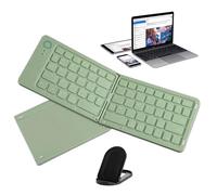 Folding Keyboard - Folding Pocket Keyboard, Folding Keyboard for Most Tablets, Laptops and Smartphones, Easy Switch Up to 3 Devices