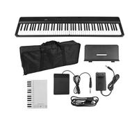 Folding Keyboard Piano 88 Key Full Size Foldable Electronic Tremolo Function Portable For Beginners With Pedal