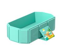 Folding Kids Bathtub | Toddler Bathing Tub Foldable | 0-8 Years Old Anti-Slip Shower Basin for Bathroom Daycare Travel Nursery Hotel Body Cleansing