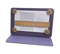 Folding Knitting Pattern Holder, Magnetic Crochet Knitting Chart Holder, Needle Arts Pattern Stand, Easy to Fix, for DIY Craft Patterns Reading Cross