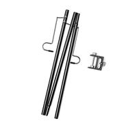 Folding Lantern Stand Pole Portable Lamp Stand Hook Foldable Light Stand Holder