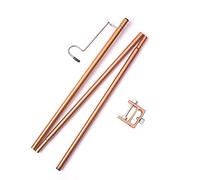 Folding Lantern Stand Pole Portable Lamp Stand Hook Foldable Light Stand Holder