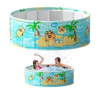Folding Laptop Buried Tub Compartment Summer Outdoor | Non-Flammable Panel, Garden Free Theme, Fast Drainage, Fun Garden for Adults