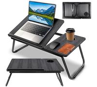 Folding Laptop Table Stand Bed Tray Sofa Lap Portable Computer Desk Breakfast