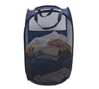 Folding Laundry Basket 70L Breathable Clothes Storage Hamper with Handle