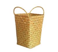 Folding Laundry Basket Household Storage Small,woven rattan with handle,portable,bedroom,wardrobe,made of imitation rattan,fruit