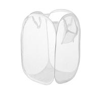 Folding Laundry Baskets 2 Pack Collapsible Laundry Baskets Pop Up Washing Basket With Large Capacity For both dirty and clean clothes Storage - White