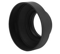 Folding Lens Hood, 58mm Anti-Astigmatism Shield for Camera | Three adjustable settings, metal ring and resistant rubber build, blocks stray light and side light, protects lens from