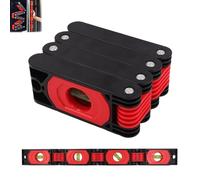 Folding Level Ruler, Accurate Level Angle Finder Gauge Folding Extend, Adjustable Foldable Levels, Foldable Spirit Levels with Magnetic Base, Locking Angle Finder for Woodworking (4 fold)
