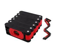 Folding Level Ruler Accurate Level Angle Finder Gauge Folding Extend, Multifunctional Folding Spirit Level Ruler, for Woodworking, Construction, Tile & Flooring Measurement (Six Folds)