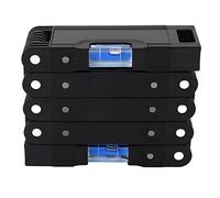 Folding Level Ruler Aluminum Alloy 4 Bubble Multifunction Accurate Foldable Level Tool Home Cabinet DIY Tasks Decor Aluminum Alloy