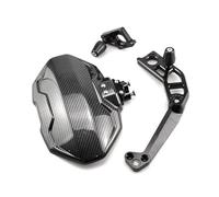 Folding License Plate Holder For TMAX 530 560 2017 2018 2019 2020 2021 2022 2023 2024 2025 Motorcycle Rear Mudguard Wheel Splash Guard Fender License Plate Frame(Carbon Fiber B)