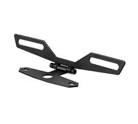 Folding License Plate Tail Light Holder Motorcycle Universal Eliminator Kit, Turn Signal License Plate Frame Adjustable Rear Bracket Mount For Motorcycle ATV