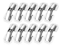 Folding Lock 16-2Pcs Cabinet Hinges Adjustable Mounting Plates for Framed Or Frameless Doors Soft Close 90 Degree Hinge Furniture Hardware(10PCS)