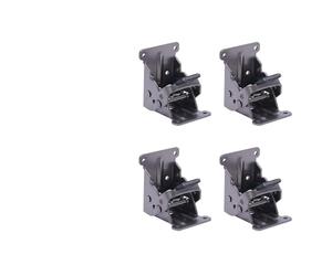 Folding Lock Hinge 4 PCS Folding Leg Hinge Bracket 0°-90° Table Foldable Support Brackets Self Lock Hinges Extension Hardware