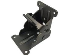 Folding Lock Hinge 90 Degrees Self-Locking Folding Hinge Dining Table Lift Support Connection Cabinet Hinges Furniture Hardware Accessories(Black Bronze)