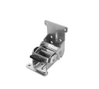 Folding Locking Hinge 1Pcs Folding Bracket, Lock Extension,Table Chair Bed Leg Foldable Support Brackets Hinge,Self Hinges(Silvery)