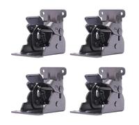 Folding Locking Hinge 4 Pcs Folding Brakcet, Table Foldable Hinge, Self Lock Extension Support for, Workbench, Sleeping Platform