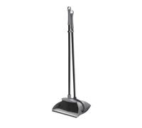 Folding Long Handle Dustpan And Brush Set In Graphite