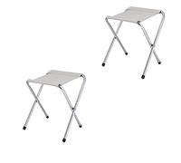 Folding Luggage Rack 2 Pack - Portable Suitcase Holder, Travel Stool, Guest Room Storage Shelf