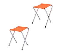 Folding Luggage Rack 2 Pack - Portable Suitcase Holder, Travel Stool, Guest Room Storage Shelf