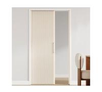 Folding Magnetic Door Curtain, Blackout Accordion Privacy Screen, Trackless Mounting, for Room Division in Home Or Office(Style 2,170x200cm)