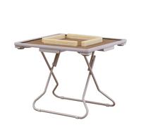Folding Mahjong Table - Poker Card Game Tables - Mahjong Table Portable Multifunctional Foldable Chinese Felt Cup Holders Outdoor Bbq Party
