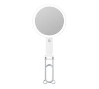 Folding Makeup Glasses 1X5X10X20X Magnify Glass 64LED Light 1000mAh Battery USB Charging Light Cosmetic Tool Rechargeable Makeup