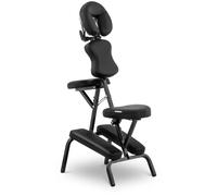 Folding Massage Chair 47 x 72 x 115 cm 160 kg Black - Folding Massage Tables by Physa Black