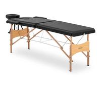 Folding Massage Table 2 Zones 185 x 70 x 62 86 cm 220 kg Black - Folding Massage Tables by Physa Black