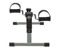 Folding Mini Exercise Bike Portable Home Pedal Exerciser Rehabilitation Training Machine(Gray)