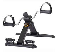 Folding Mini LCD Exercise Bike,Portable Pedal Exerciser Fitness Cardio,Indoor Stair Stepper Adjustable Stepper Machine Hometrainer Black