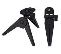 Folding Mini Table Tripod Tripod Black 1/4 Inch Table Camera Compatible for GoPro LC2621