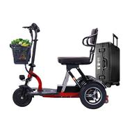 Folding Mobility Scooter for Seniors,Mobility Scooters for Adults, Up to 45KM Range with 20AH Lithium Battery, Electric Mobility Folding Scooter Aid Ideal for Travelling Shopping Trips