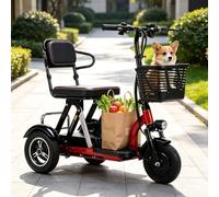Folding Mobility Scooters for Adults, Fold Up Mobility Scooter for People Weighing 21 Stone, Comfortable Seat - Ideal for Elderly & Disabled