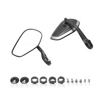 Folding Motorcycle Mirrors For Street For Triple For S 765 For 765RS For 765R For T120 For Daytona 660 675 Handlebar Rearview Side Mirrors Bar Mirror(1 set Diamond Shape)