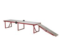 Folding Motorcycle Workbench - 360kg Capacity - 460m Height - Portable Pit Table