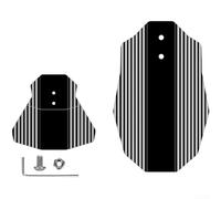 Folding Mudguard Extension for, Quick Release For Bike Guard, PP5 Plastic Cycling Mud Flap, Front Rear Wheel Extender with Night Ride Reflective Safety Design(Front and Rear Kit)