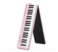 Folding Musical Keyboard Professionalportable Controller Electronic Piano Instrument Adults Piano Digital (Color : Pink)