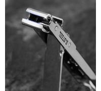 Folding Nail Clipper Stainless Steel - Portable Travel Nail Clippers with