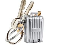 Folding Nail Clippers, Travel Nail Clippers - Keychain Nail Clippers Suitcase Shape | Compact Nail Clippers for Women and Men, Great for Manicure, Travel, Dorms, and On the Go