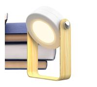 Folding Night Lamp - Adjustable LED Bedside Light for Reading | Rechargeable with Touch Control, Foldable Design for Space Saving, Portable Desk and Bedroom Ambient Lighting Accessory 9.8×5.6in