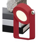 Folding Night Lamp - Portable Rechargeable LED, 2 Mode Lighting for Bedside Use, Touch Sensitive Lamp, Nursery Accessory with Adjustable Brightness, Nightlight for Tent Garden Bedroom Home Office Camp